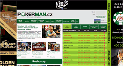 Desktop Screenshot of pokerman.cz